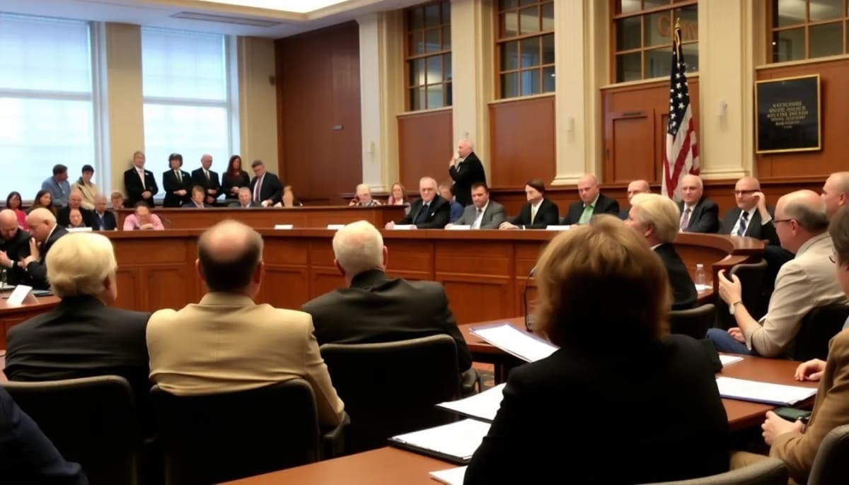 New Rochelle city council meeting discussing local governance issues.