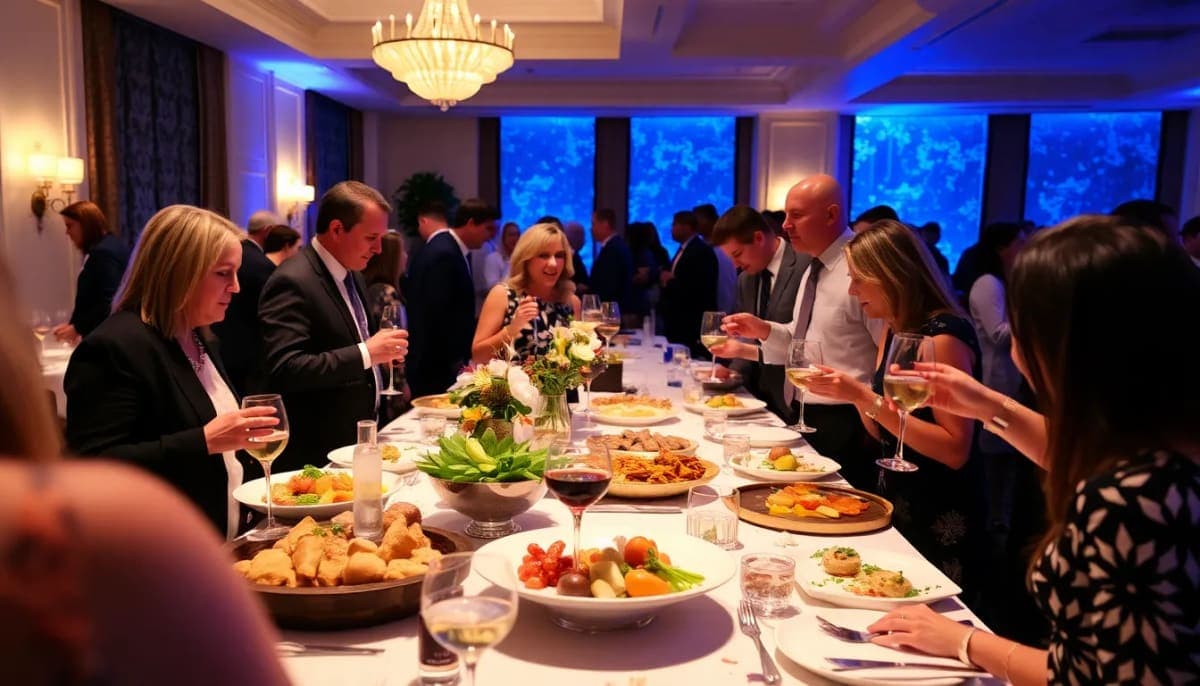 Guests at the Arc Westchester's 'A Matter of Taste' event enjoying fine food and wines.