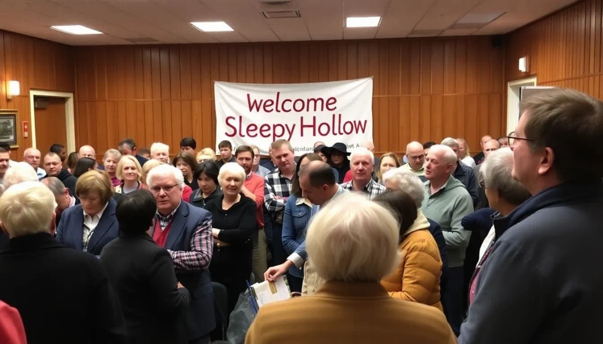 Community meeting representing Sleepy Hollow's seat in Mt. Pleasant government.