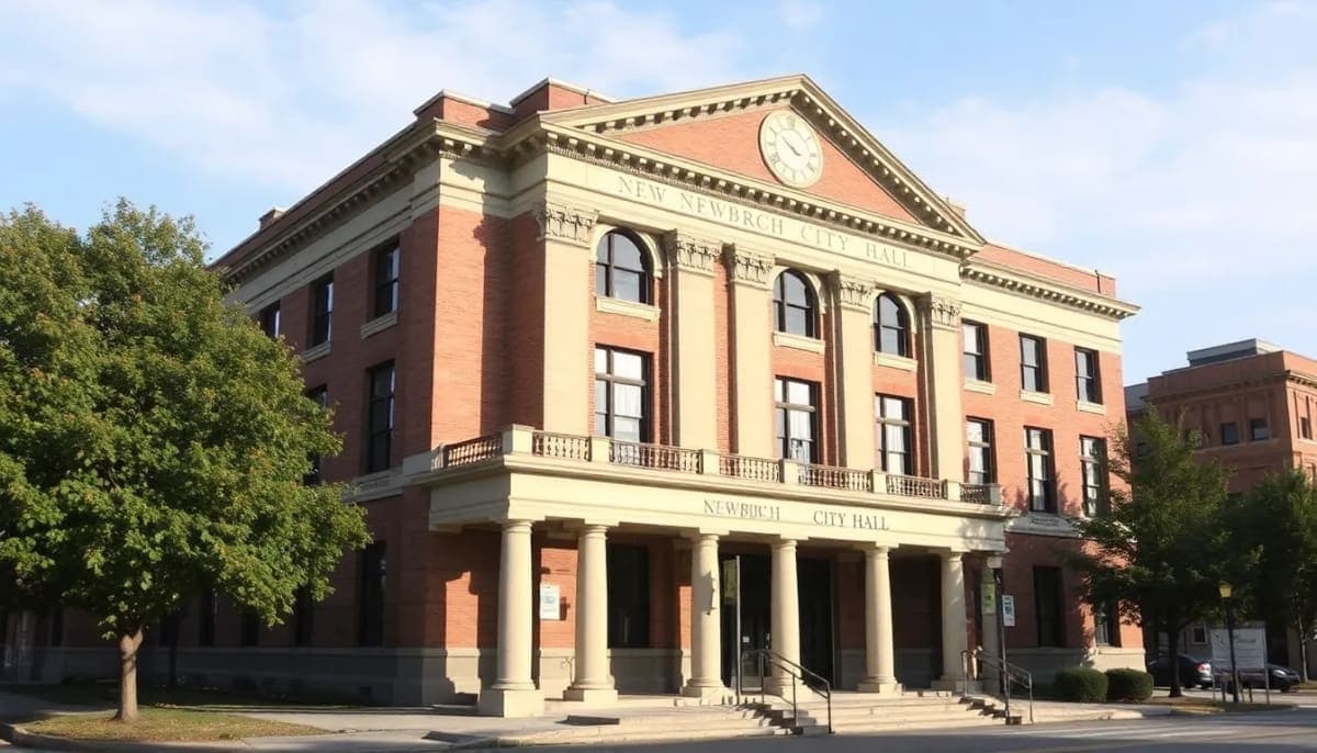 Newburgh City Hall, the hub of local government activities.