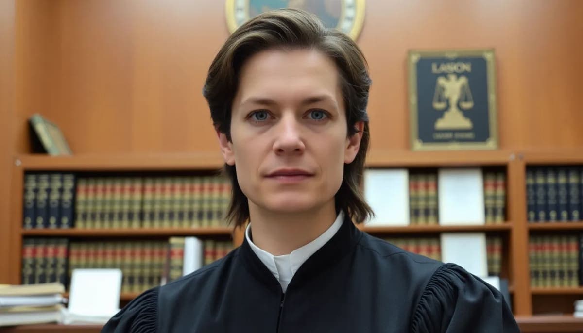 Judge in a courtroom showcasing a professional legal environment, Rockland County