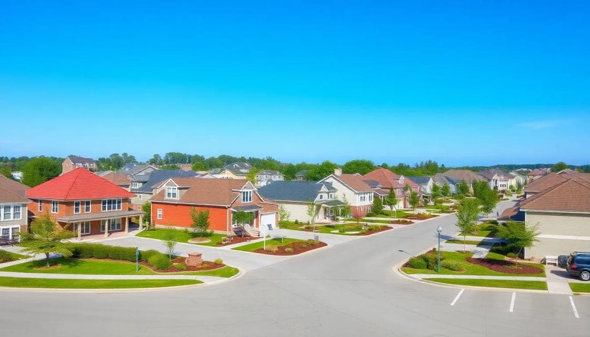 Residential area in Success Village, illustrating community living in Westchester.