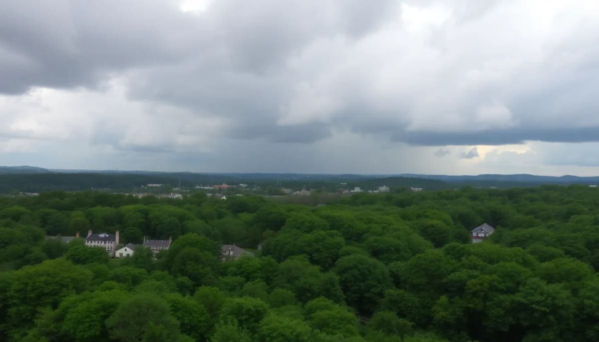 Westchester County landscape depicting potential weather changes due to El Niño.
