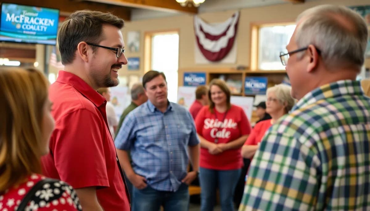 Tanner McCracken at a community event in Putnam County.