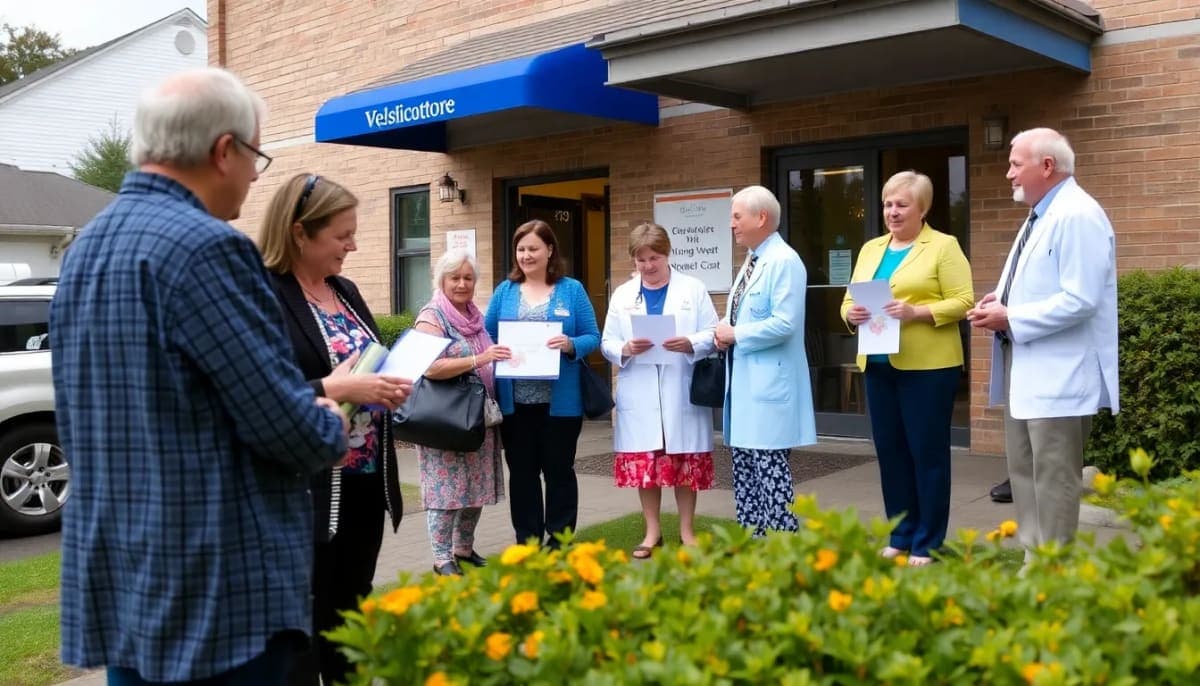 Patients bidding farewell to a beloved local doctor in Westchester