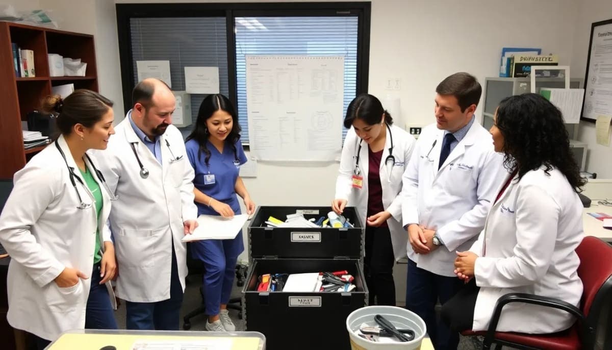 Healthcare professionals in Westchester working together with toolkit resources.