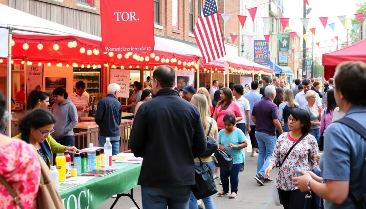 Community members participating in local events in Westchester County.