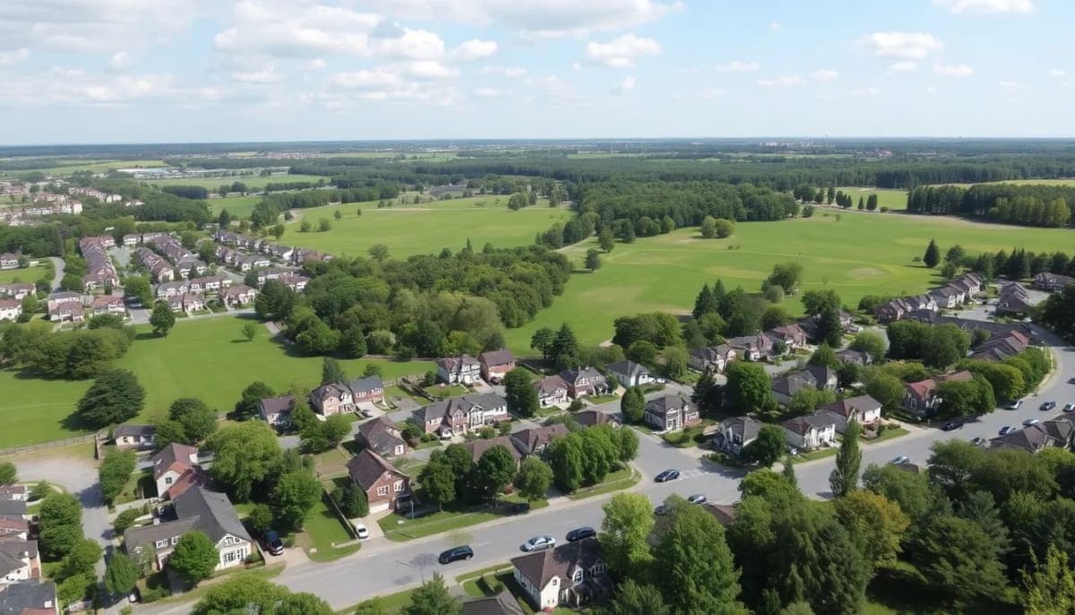 Mt. Pleasant country club area with residential development plans.