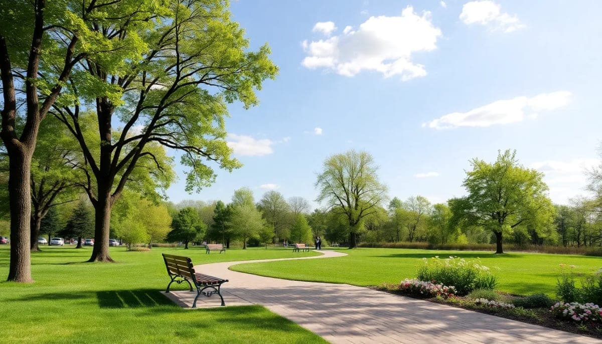 Tranquil Westchester park symbolizing reflection and end-of-life choices.