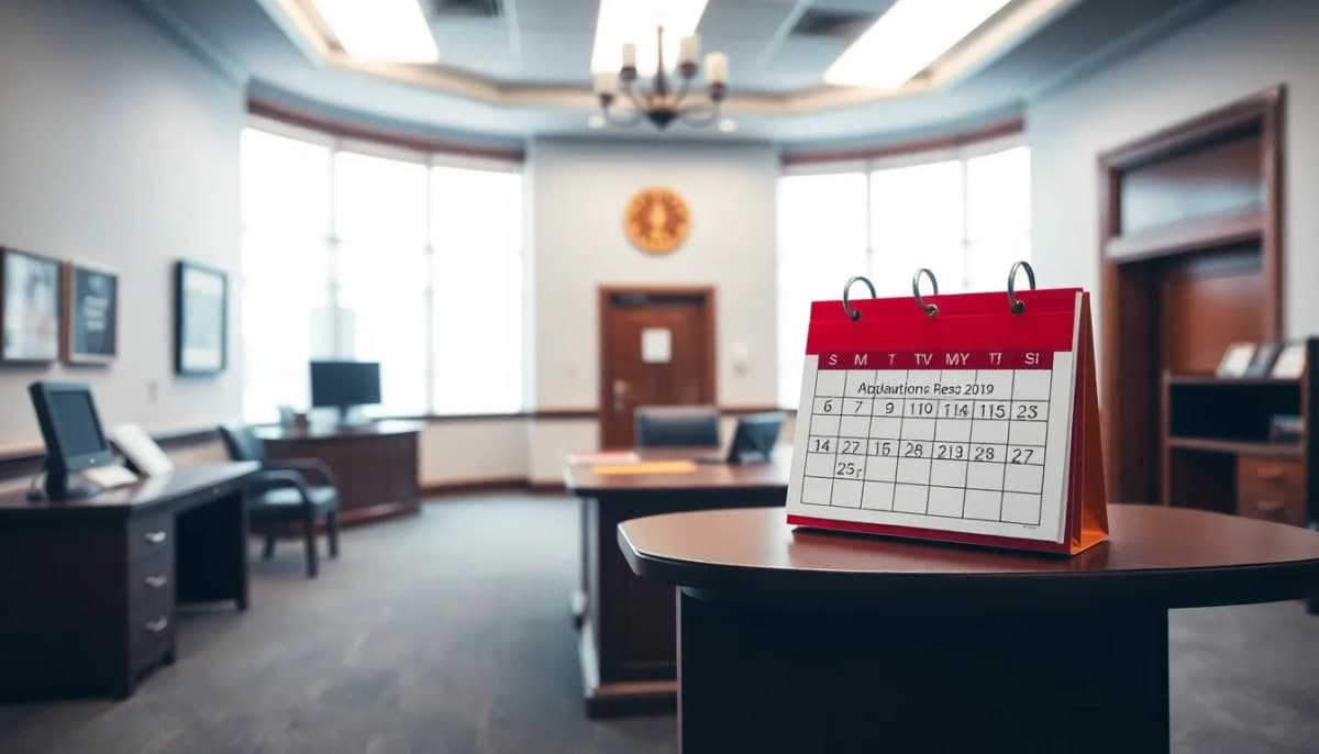 An empty city office representing the upcoming departure of the city manager.