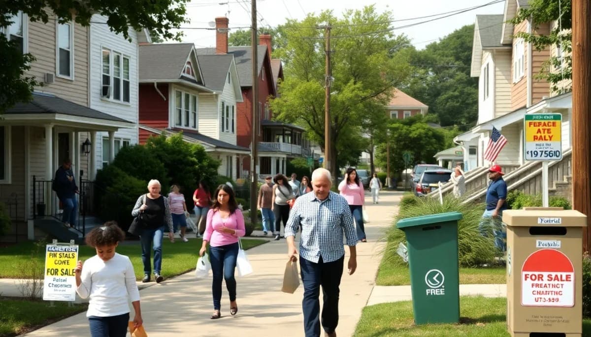 Westchester families interact in a community setting illustrating the economics of insurance costs.
