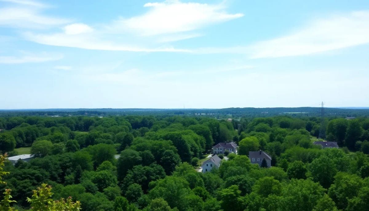 A picturesque view of Westchester County's environment, reflecting climate action importance.