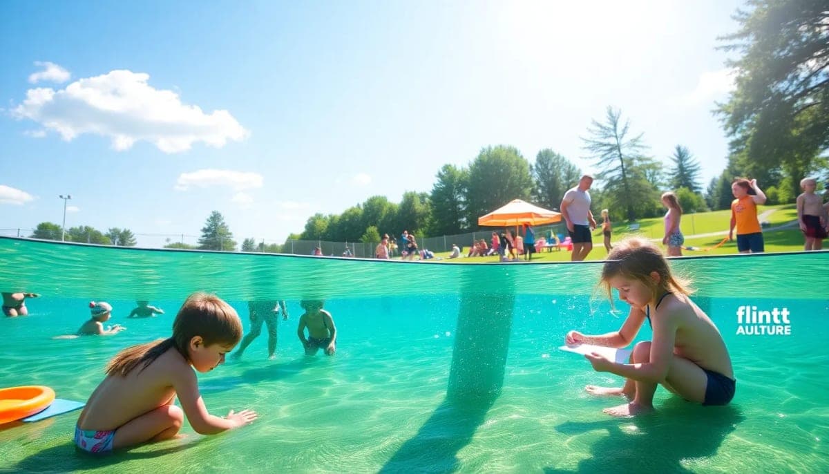 Children enjoying various activities at Flint Park Day Camp in Larchmont, NY.