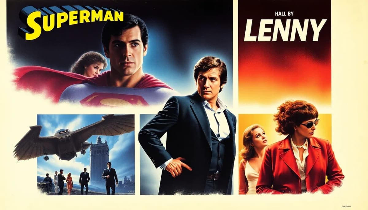 Vintage poster of classic films featuring Valerie Perrine.