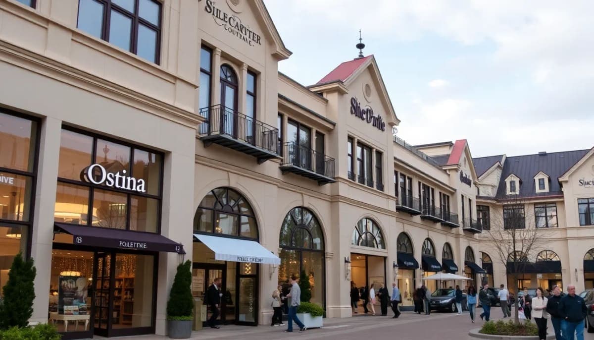 A vibrant shopping center in Westchester County, symbolizing retail evolution.