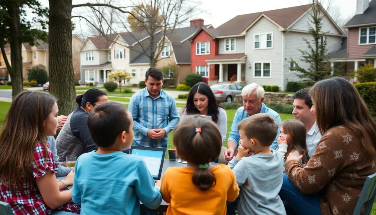Community discussing online safety in Westchester