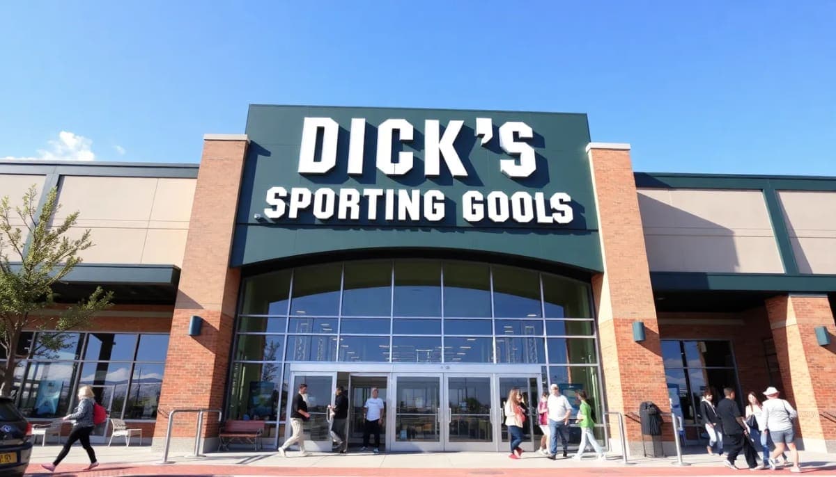 Exterior view of Dick's Sporting Goods at Hudson Valley Plaza in Westchester.