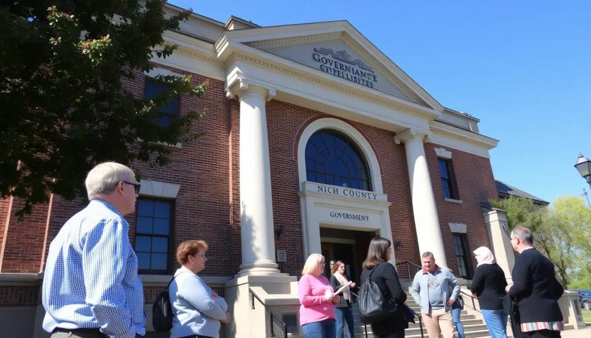Local government building in Orange County, NY, reflecting community engagement.