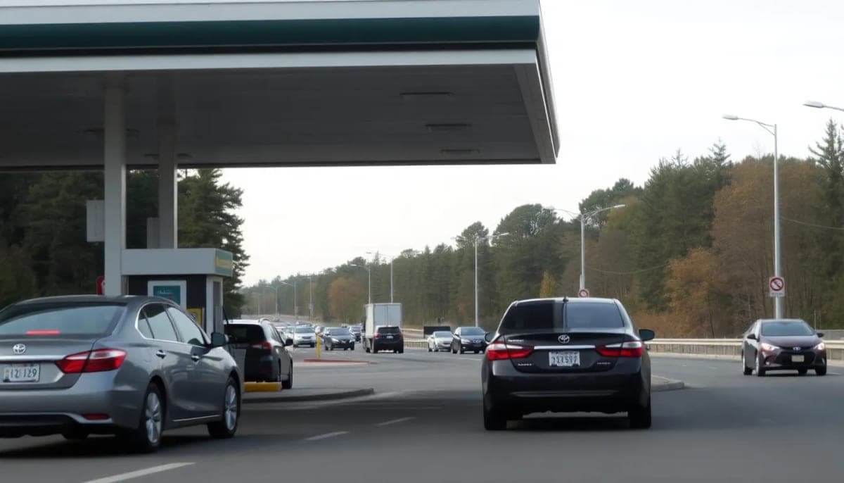 Highway rest area in Westchester County, highlighting concerns about public safety.