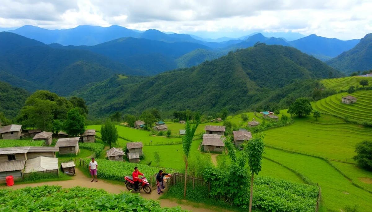 Colombia's landscape and local community life.