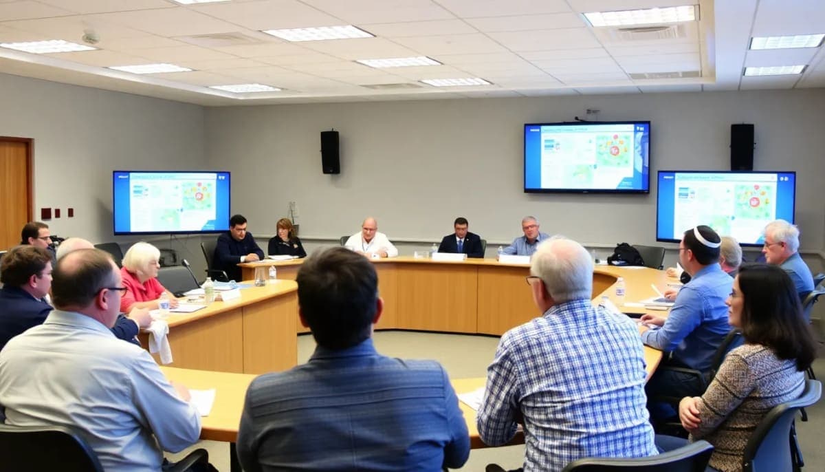 Rye City School Board meeting discussing 2026 budget proposals.