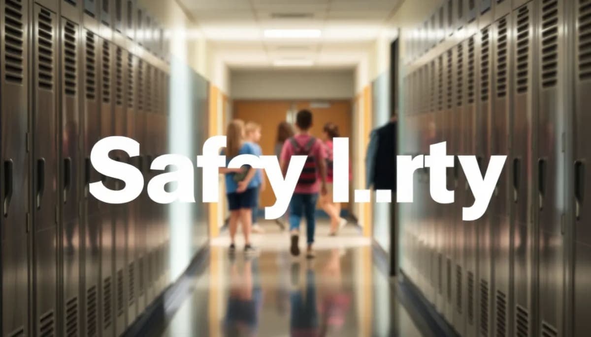 School hallway emphasizing safety in Westchester County.