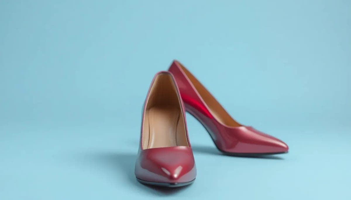 Elegant size 7 shoes showcased for a modeling opportunity.