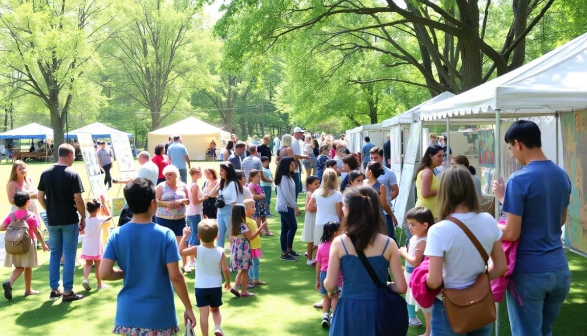 Community event in Westchester showcasing arts and education projects supported by philanthropy.